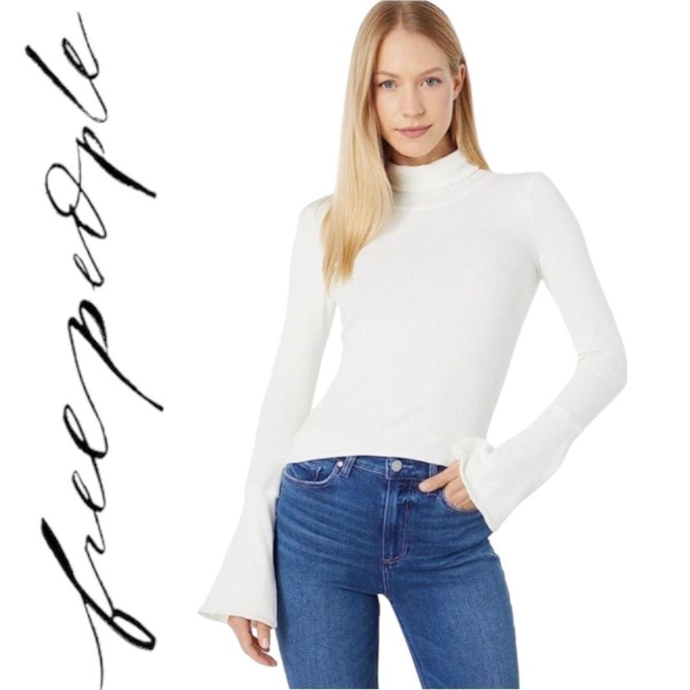 Free People Sydney Layering Top Ivory MD (Women's 8-10)